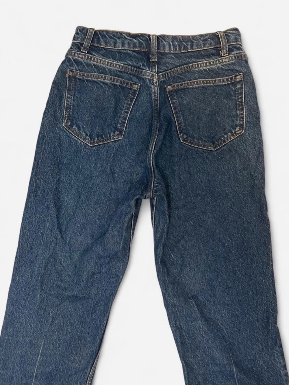 Reformation High-Rise Straight Jeans Size 25 with Long 31” Inseam Button Fly - Picture 8 of 8